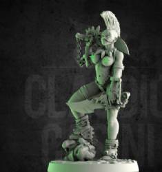 Female Troll Slayer topless-thong (75mm)